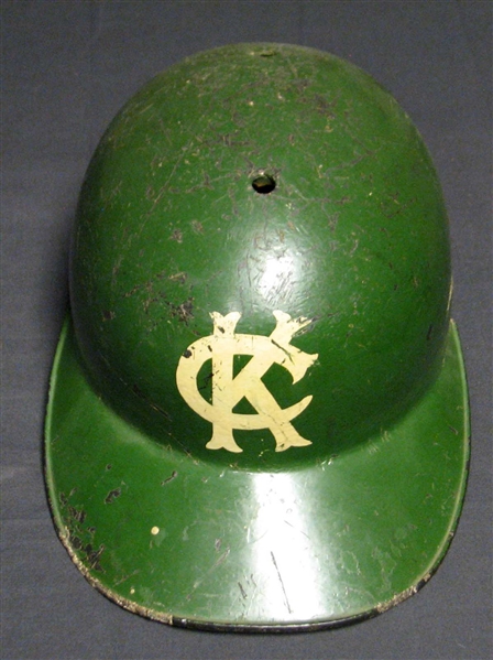 1950s Kansas City Athletics Game-Used Batting Helmet 