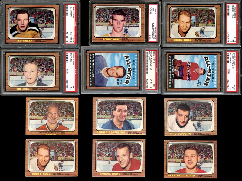 Lot Detail - 1966 Topps Hockey Complete Set