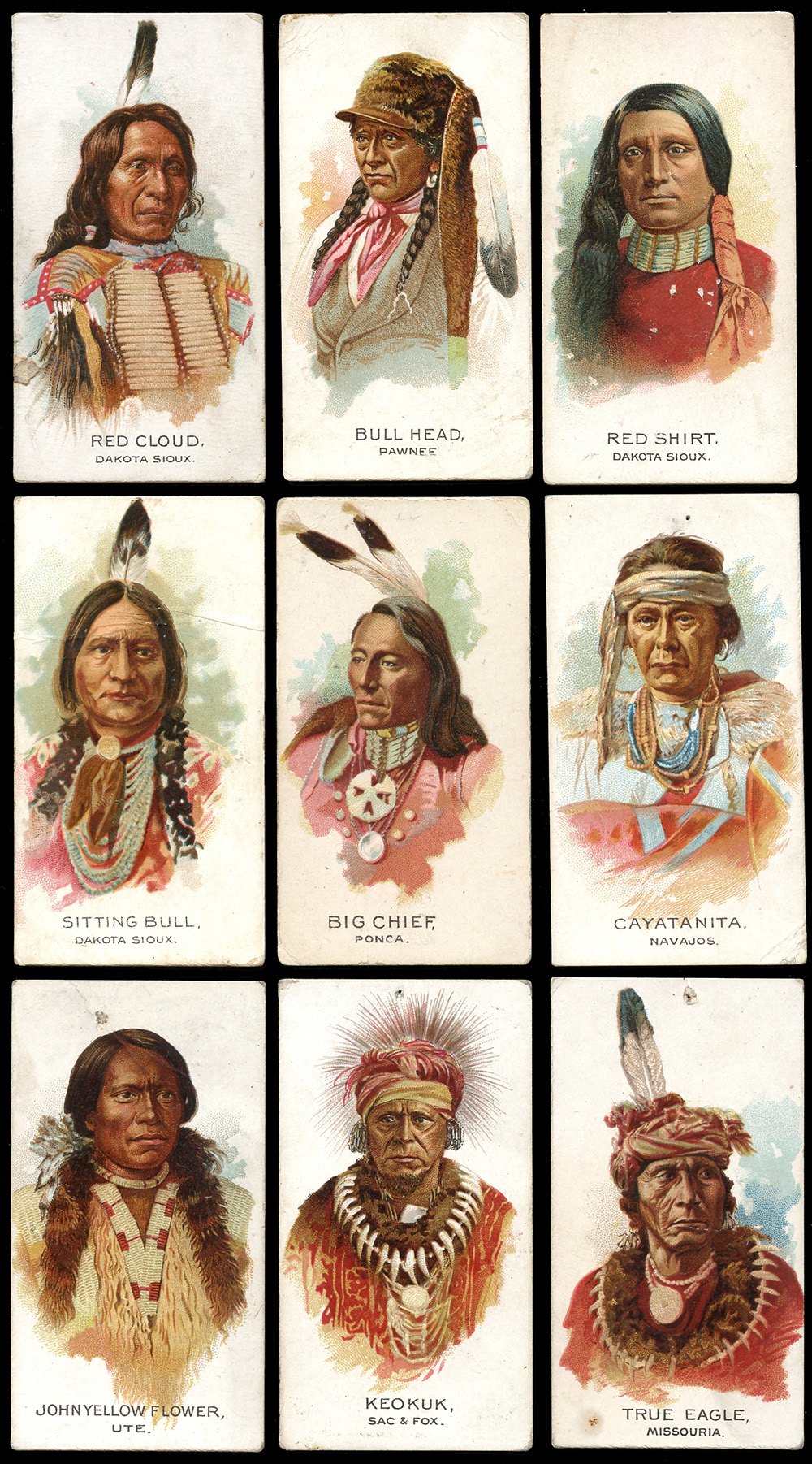 Lot Detail - 1888 Allen & Ginter Indian Chiefs N2 Group of (13)