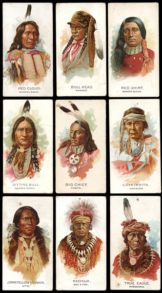 1888 Allen & Ginter Indian Chiefs N2 Group of (13)