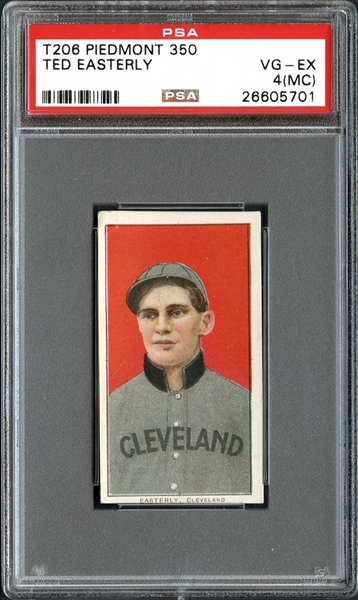 T206 Piedmont 350 Ted Easterly PSA 4(MC) VG/EX