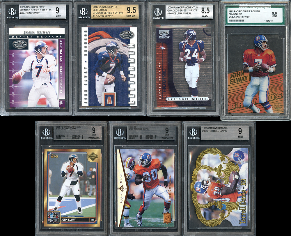 Terrell Davis 1995 SP Graded Football Card