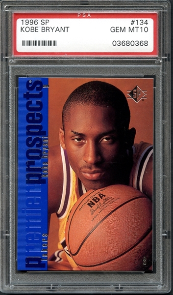 1996 SP #134 Kobe Bryant PSA 10 GEM MINT