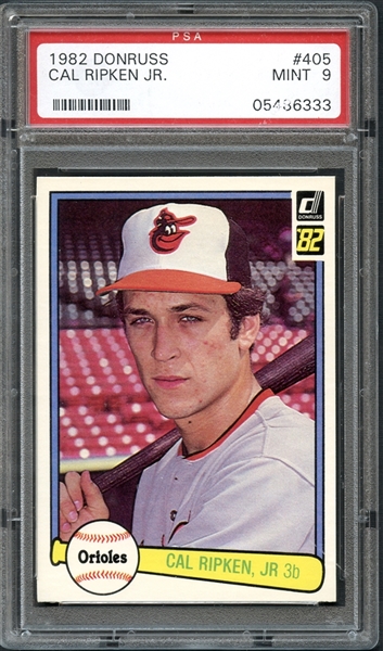 1982 Donruss #405 Cal Ripken, Jr. PSA 9 MINT