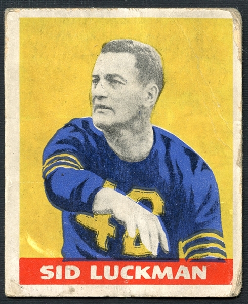 1948 Leaf #1 Sid Luckman 