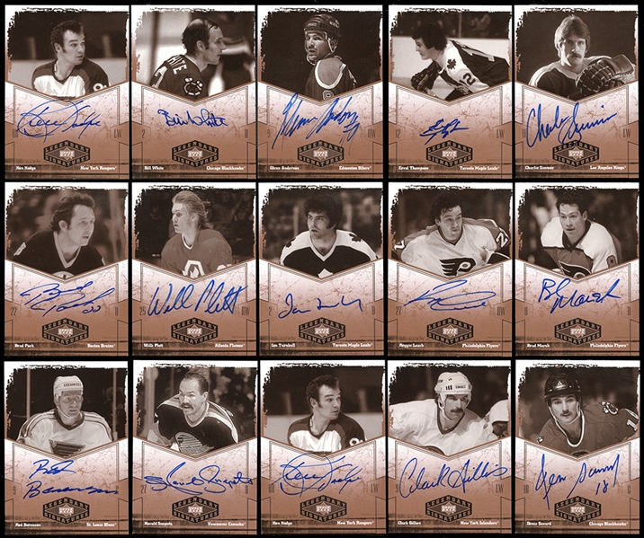 2004-05 Upper Deck Legendary Signatures Group of (15)