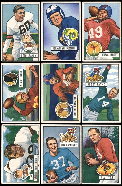 1951 Bowman Football Complete Set