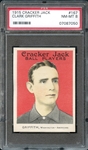 1915 Cracker Jack #167 Clark Griffith PSA 8 NM/MT