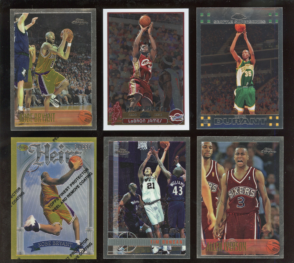 Lot Detail - 1996-2009 Topps Chrome Basketball Group of (12) Complete ...