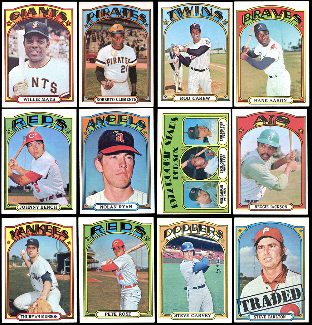 Lot Detail - 1972 Topps Baseball Complete Set