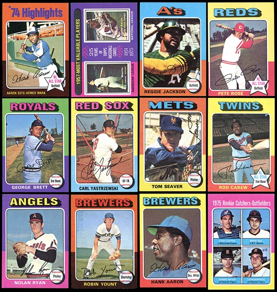 Lot Detail - 1975 Topps Mini Complete Set