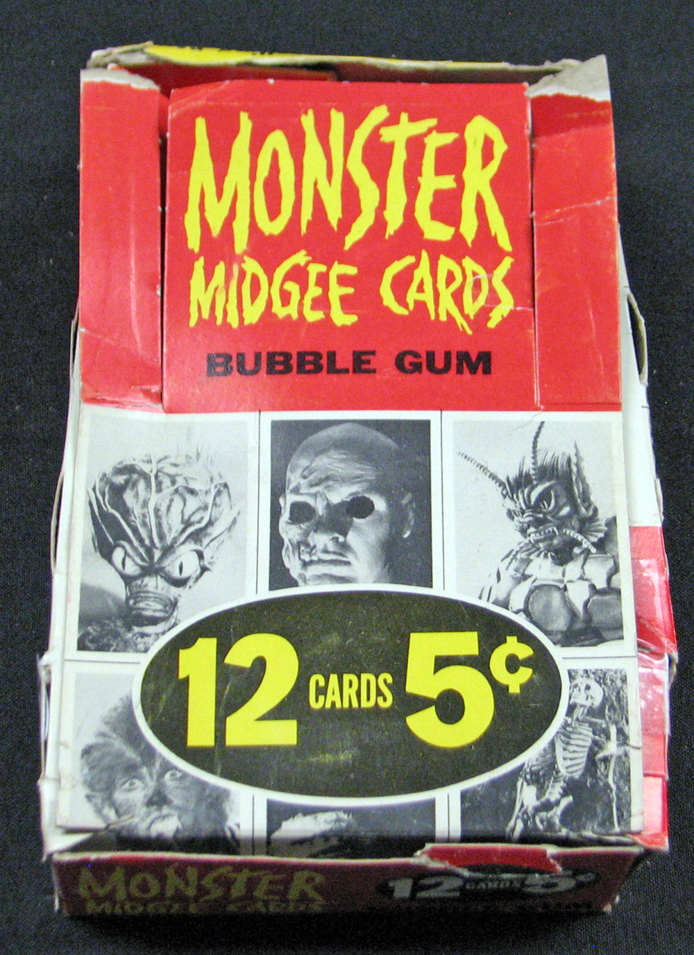 Lot Detail - 1963 Topps Monster Laffs (Midgee) Full Unopened Wax Box