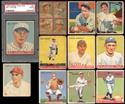 1933-35 Goudey, World Wide Gum and Diamond Stars Group of (11)