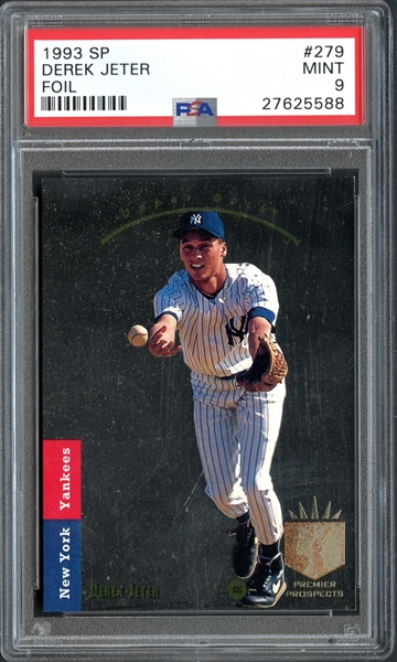 1993 SP Foil #279 Derek Jeter PSA 9 MINT