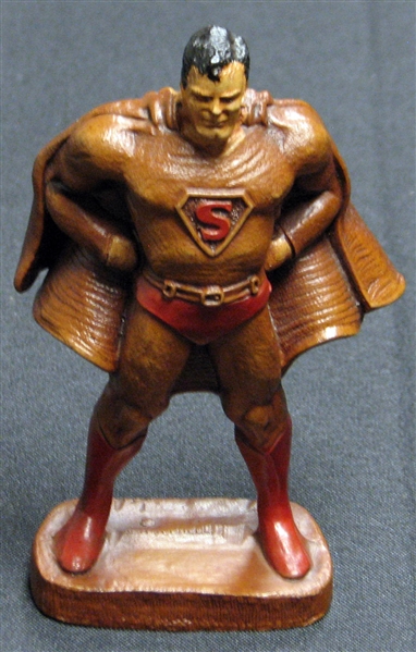 Extremely Rare 1942 Syroco Superman Statue 