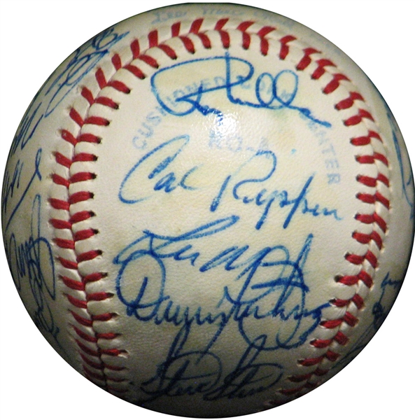 1981 Baltimore Orioles Team-Signed OAL (MacPhail) Ball with (24) Signatures 