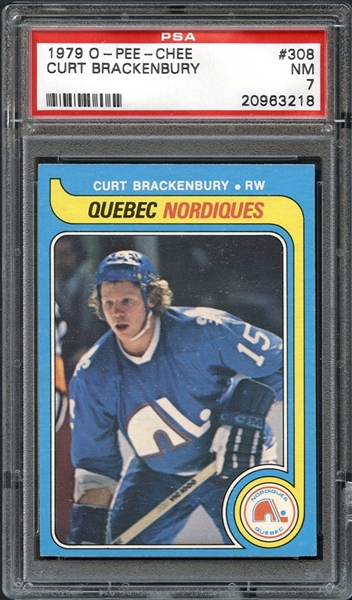 1979 O-Pee-Chee #308 Curt Brackenbury PSA 7 NM