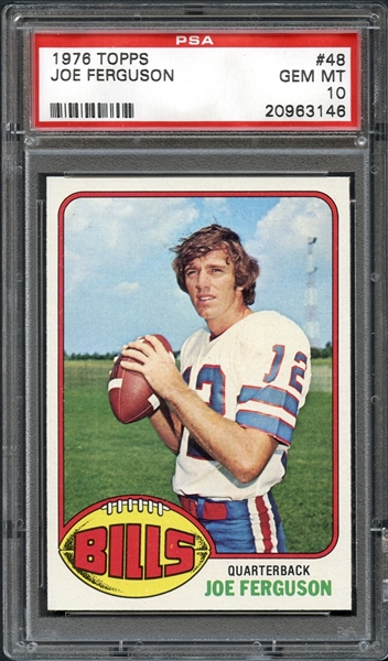 1976 Topps #48 Joe Ferguson PSA 10 GEM MINT