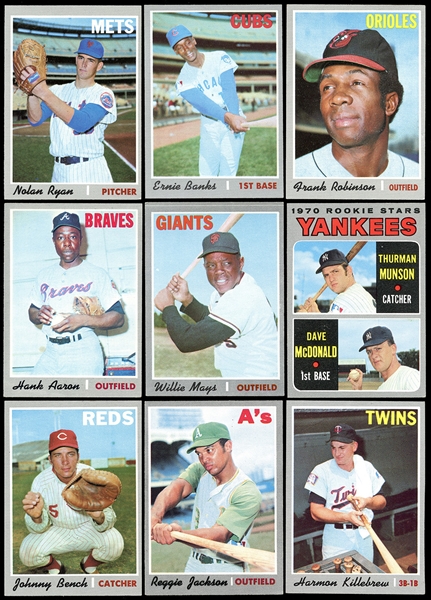 1970 Topps Baseball Complete Set