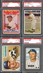 1951-59 Group of (4) Hall of Famers
