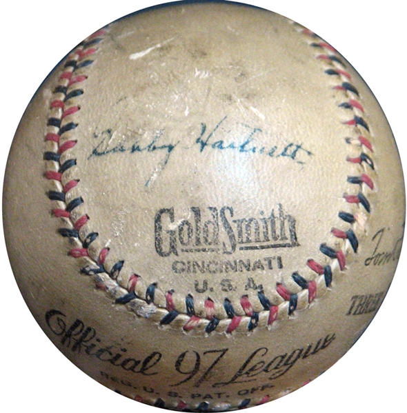 Gabby Hartnett Single-Signed Baseball 