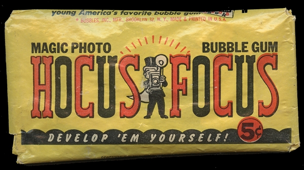 1956 Topps Hocus Focus Unopened Wax Pack