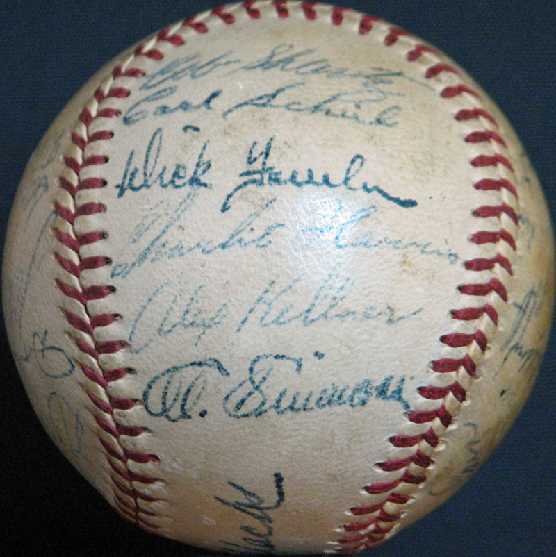 Lot Detail - 1949 Philadelphia Athletics Team-Signed Baseball with (22 ...