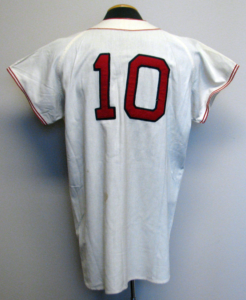 Sold at Auction: 1955 Billy Goodman Boston Red Sox professional model road  jersey with pants, belt, and stirrup socks.