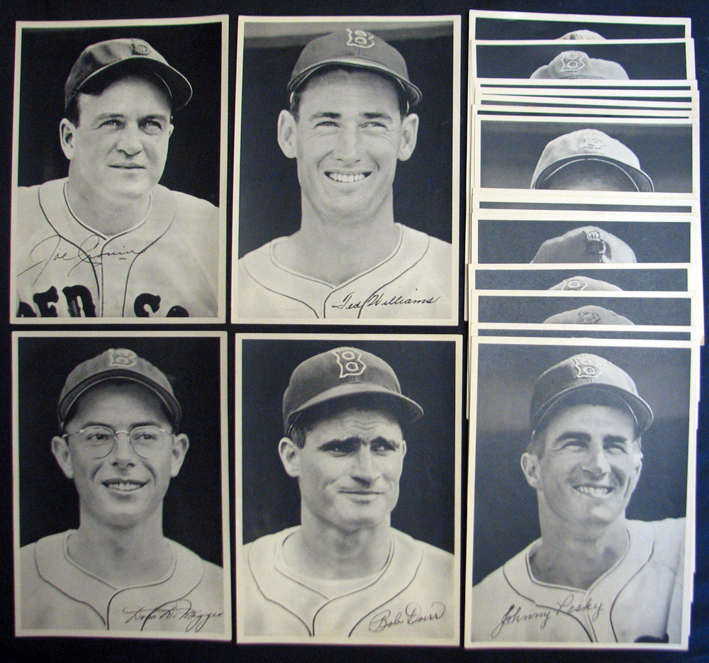 Lot Detail - 1946 Boston Red Sox Photo Pack With Original Envelope