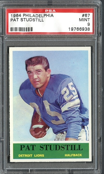 1964 Philadelphia #67 Pat Studstill PSA 9 MINT