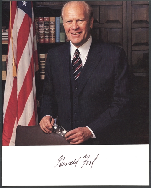 Gerald Ford Signed 8x10 Photograph