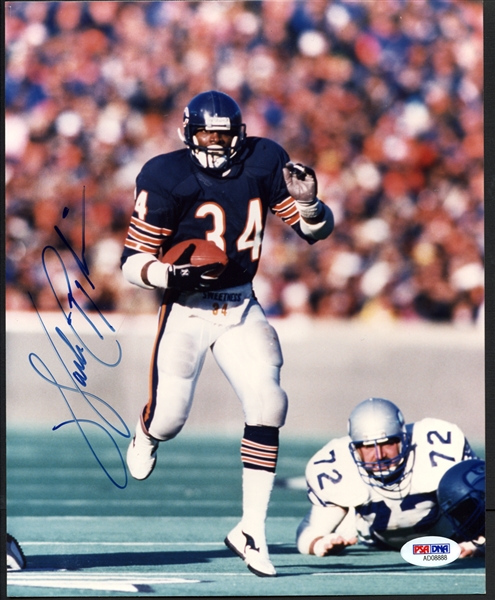 Walter Payton Signed 8x10 Photo