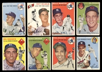 1954 Topps Partial Set (140/250) Plus (4) Extras and (2) Duke Sniders