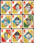 1951 Topps Red Back Partial Set 29/52 with (2) Wrappers