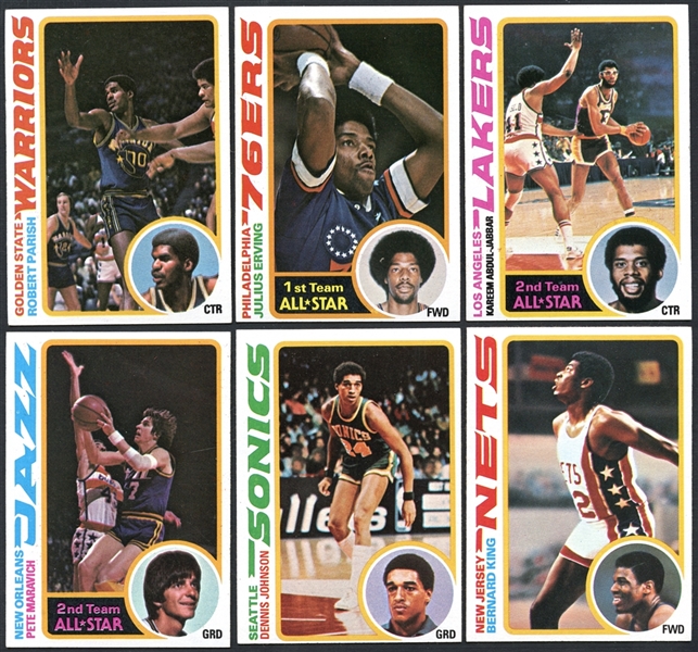 Lot Detail - 1978-79 Topps Basketball Complete Set