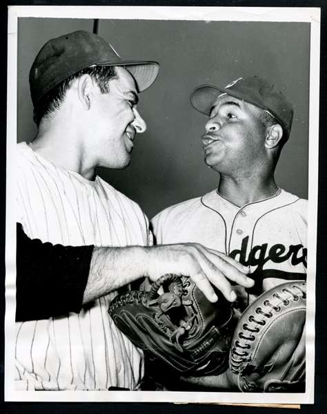 Yogi Berra and Roy Campanella Type I Original 7x9 Photo