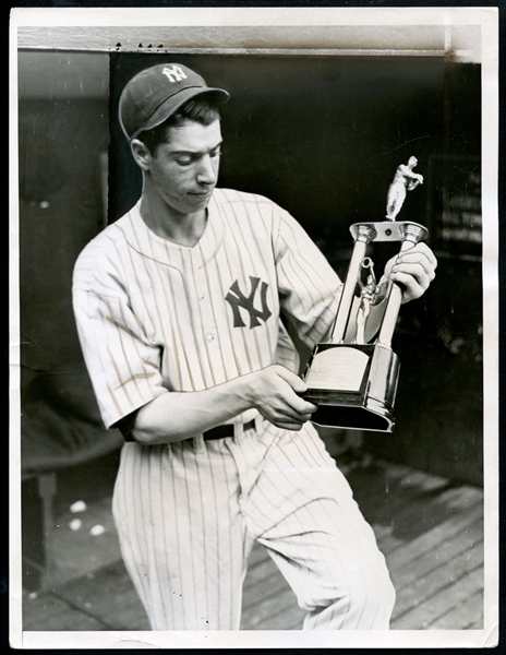 1936 Joe DiMaggio New York Yankees Rookie Year Type I Original 7x9 Photo