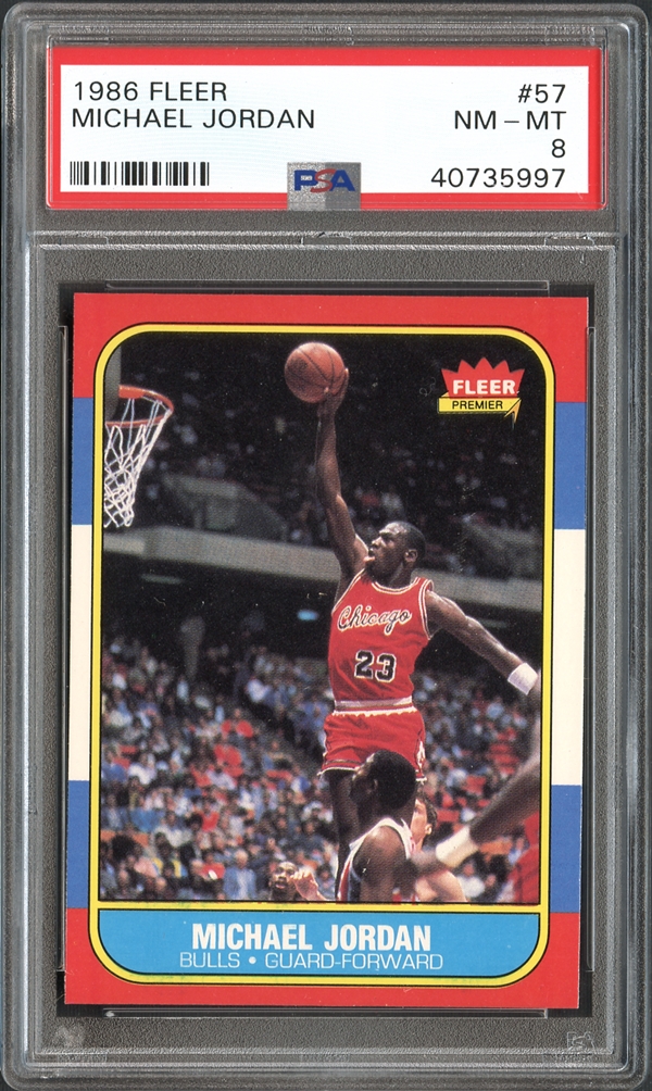 michael jordan 1986 fleer 57