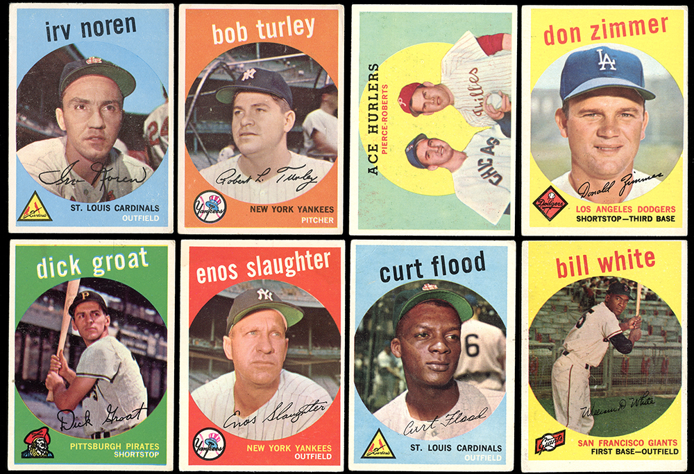 Lot Detail - 1959 Topps Baseball Group of (137) Cards