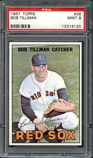 1967 Topps #36 BOB TILLMAN PSA 9 MINT