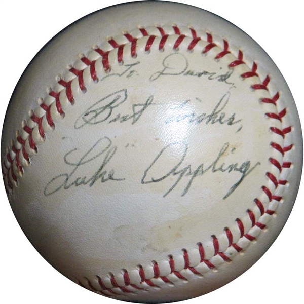 Luke Appling Single-Signed Baseball