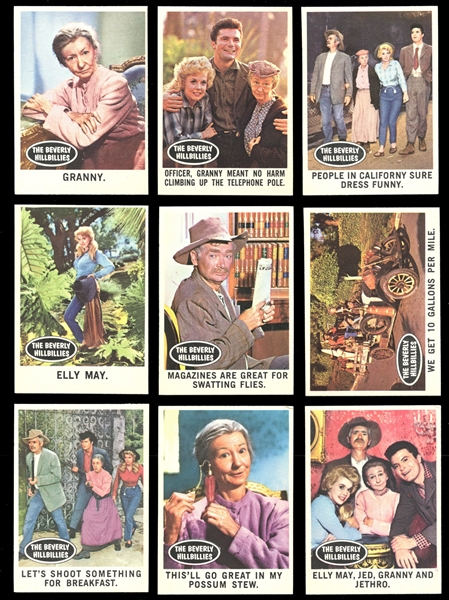 1963 Beverly Hillbillies High-Grade Group of (64) Assorted