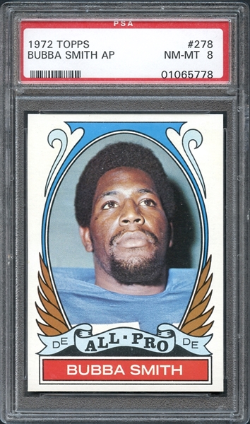 1972 Topps #278 Bubba Smith AP PSA 8 NM/MT