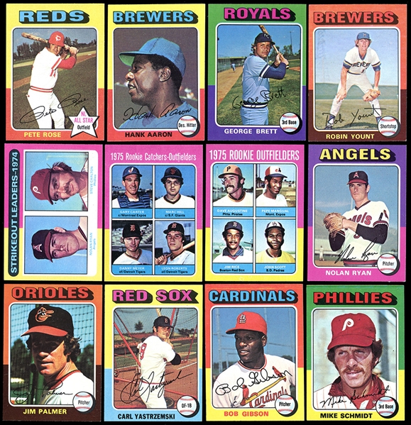 1975 Topps Mini Complete Set with Wrapper