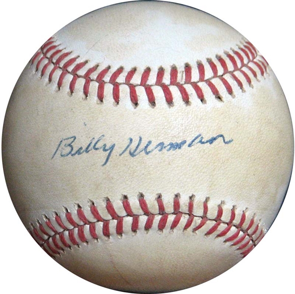 Billy Herman Single-Signed ONL (Feeney) Ball