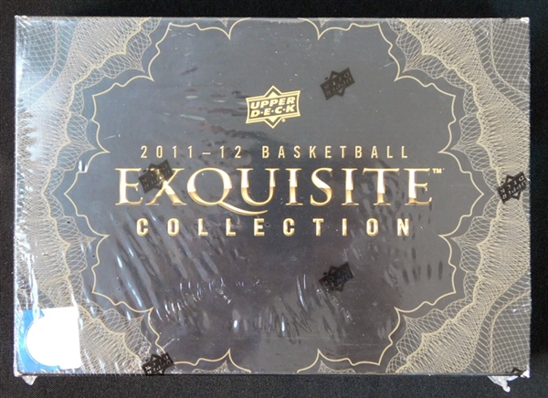 2011-12 Upper Deck Exquisite Basketball Unopened Wax Box
