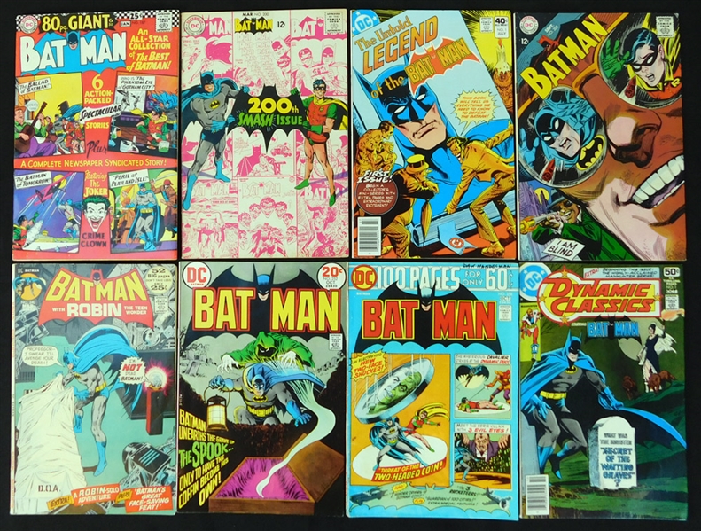 1966-1990 Batman Comic Book Group of (93)
