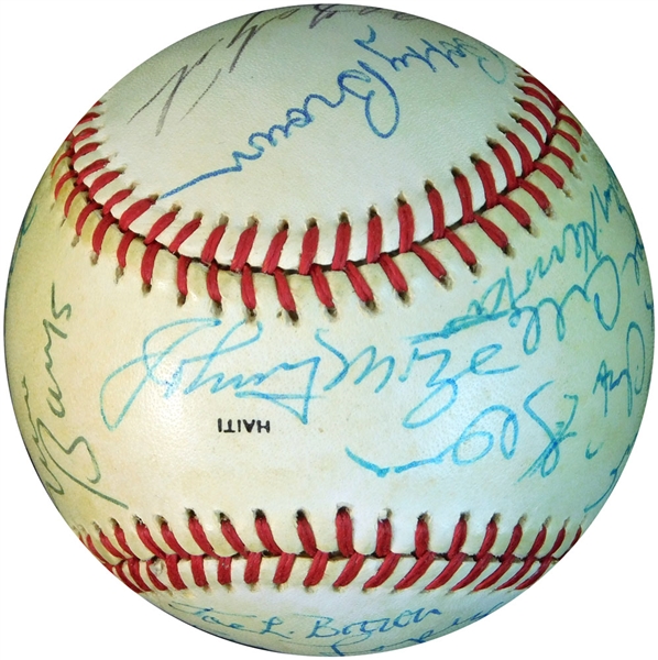 Star and HOF Multi-Signed ONL (Feeney) Ball with (16) Signatures 