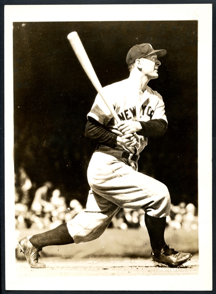 Lou Gehrig Type I Original Photograph PSA/DNA