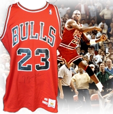 1989-90 Michael Jordan Chicago Bulls Game-Used and Signed Road Jersey MEARS